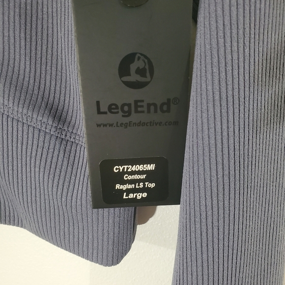 LEG END Active Crooped Top NWT Size Large - Picture 6 of 7